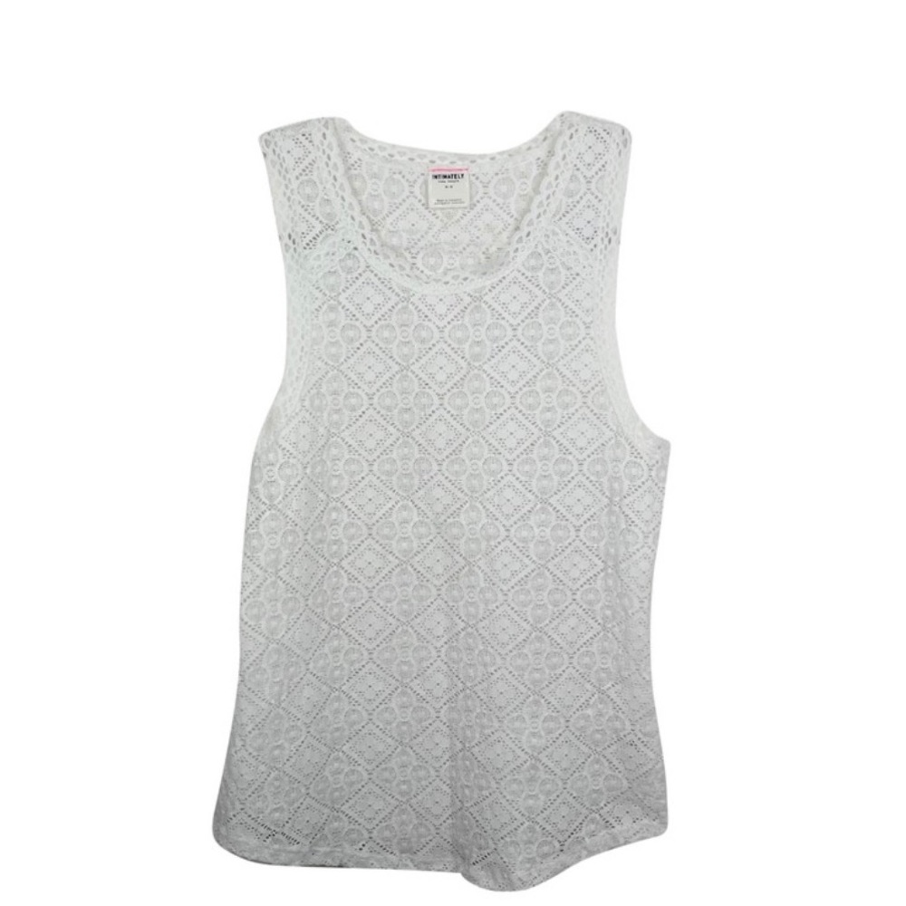 Intimately Free People white lace eyelet tank top Size Medium